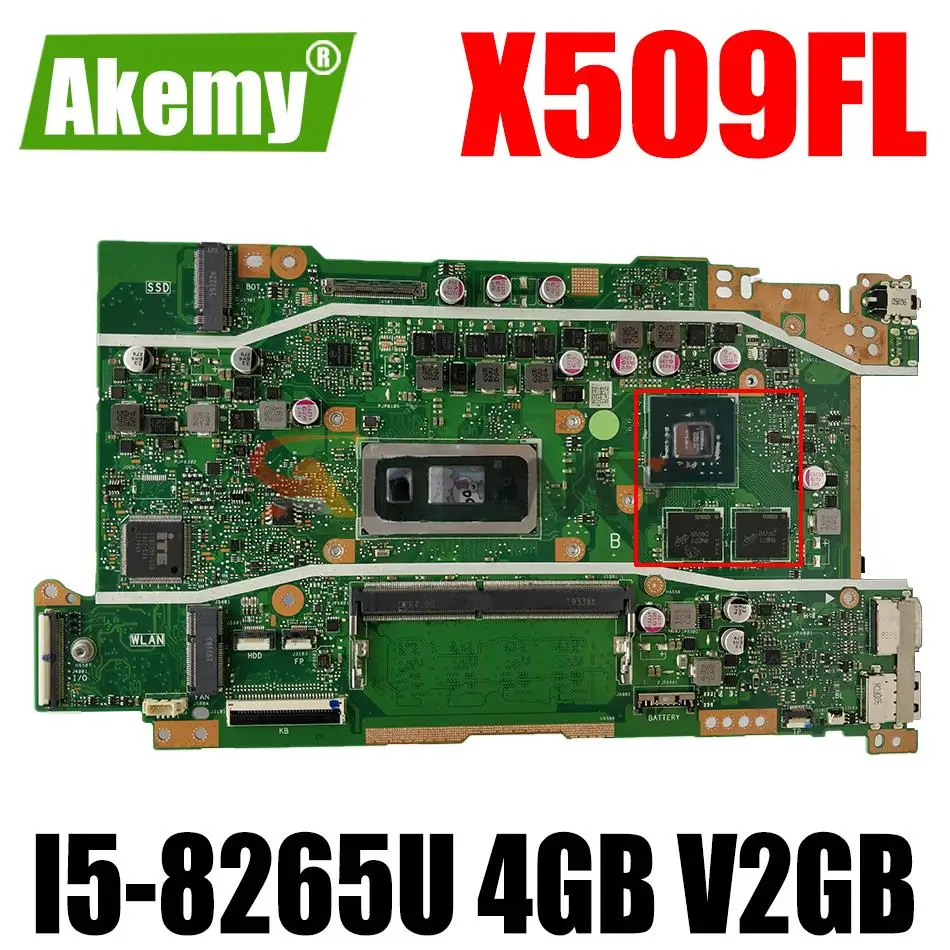 X509FL laptop mainboard W/ I5-8265U 4GB V2GB For ASUS Vivobook X509F X509FB X509FJ X509FL original motherboard mainboard test ok
X509FL laptop mainboard W/ I5-8265U 4GB V2GB For ASUS Vivobook X509F X509FB X509FJ X509FL original motherboard mainboard test ok