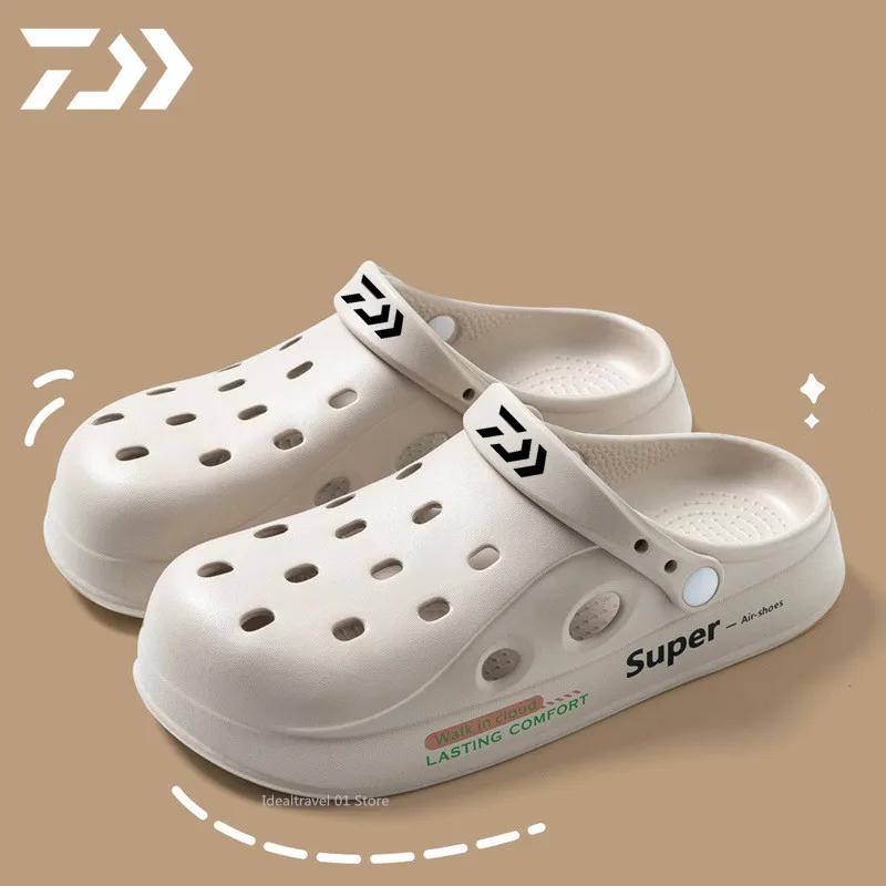 Daiwa Hole Shoes Men's Fashion Summer Outwear Anti Slip Wear-resistant Slippers Outdoor Fishing Beach Sandals Fishing Shoes
Daiwa Hole Shoes Men's Fashion Summer Outwear Anti Slip Wear-resistant Slippers Outdoor Fishing Beach Sandals Fishing Shoes