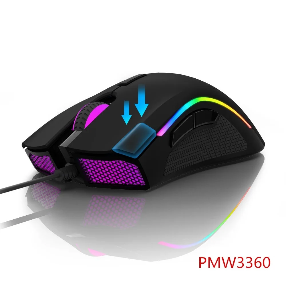 Мышь Компьютерная Delux M625 PMW3360 Проводная игровая с сенсором, 12000DPI, 7 программируемых кнопок
Мышь Компьютерная Delux M625 PMW3360 Проводная игровая с сенсором, 12000DPI, 7 программируемых кнопок
