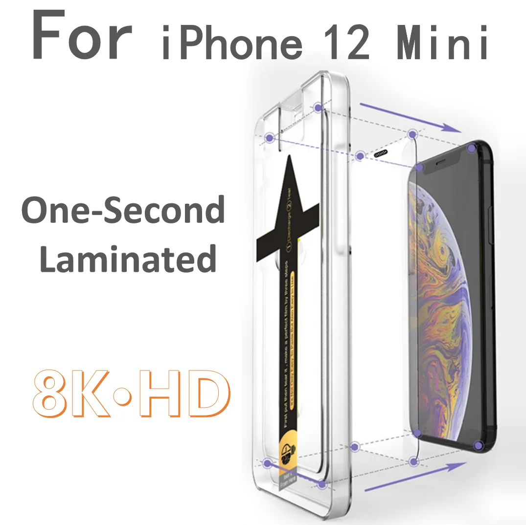 iPhone 12 Mini Screen Protector Tempered Glass Accessories Original Protective Protections New High Definition Gadgets
iPhone 12 Mini Screen Protector Tempered Glass Accessories Original Protective Protections New High Definition Gadgets