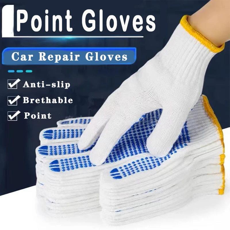 1Pair Car Repair Anti-slip Gloves Outdoor Protective Mitten Cotton Antiskid Point Cycling Gloves Glue Motorcycles Repair Tools
1Pair Car Repair Anti-slip Gloves Outdoor Protective Mitten Cotton Antiskid Point Cycling Gloves Glue Motorcycles Repair Tools