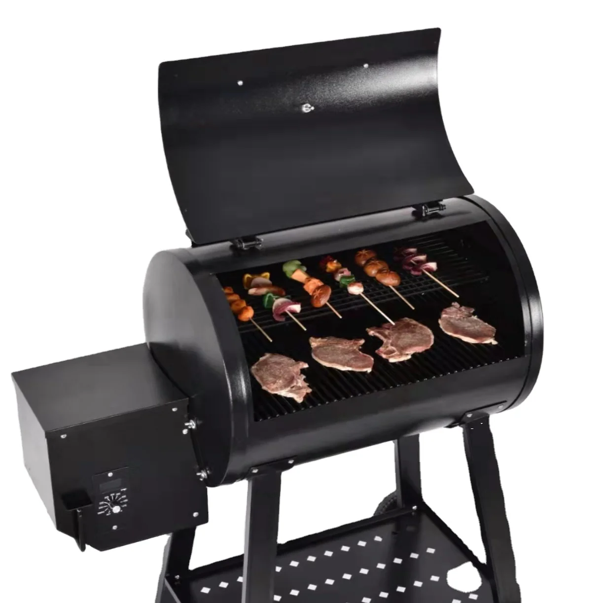 Outdoor Backyard Party Black Iron Cookware Sets Parrillas Ahumador Barbecue Smoke Stove Wood Pellet Bbq Grill
Outdoor Backyard Party Black Iron Cookware Sets Parrillas Ahumador Barbecue Smoke Stove Wood Pellet Bbq Grill