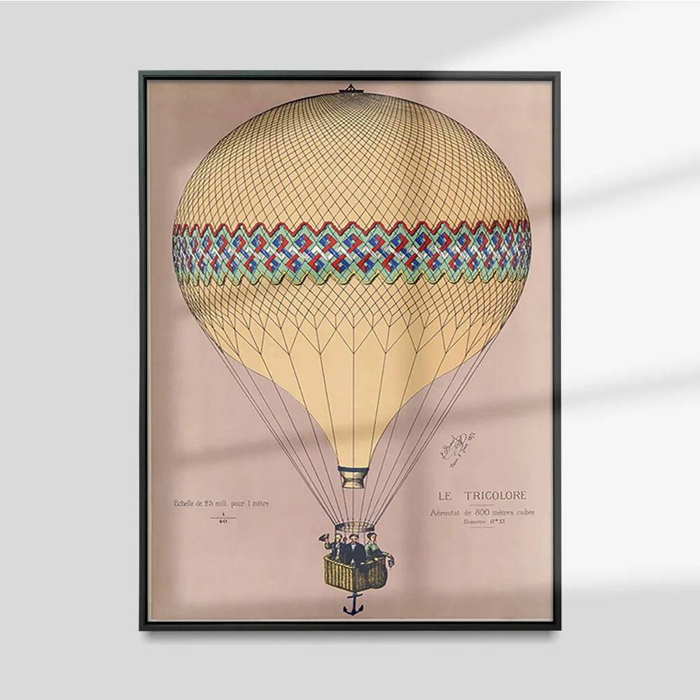 The Tricolor Balloon Ascension In Paris Art Print Poster Vintage Canvas Painting Home Decor Wall Stickers
The Tricolor Balloon Ascension In Paris Art Print Poster Vintage Canvas Painting Home Decor Wall Stickers