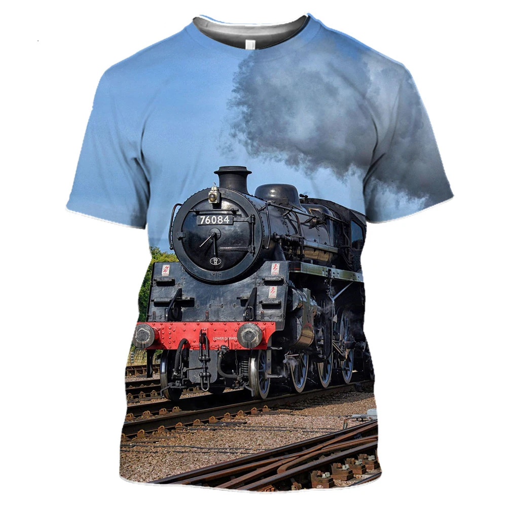 2023 3D Print Steam Engine Steamer Train Art Tshirt Summer Women Men's T-shirt Pullover Casual Harajuku Hip Hop Tops Clothing
2023 3D Print Steam Engine Steamer Train Art Tshirt Summer Women Men's T-shirt Pullover Casual Harajuku Hip Hop Tops Clothing