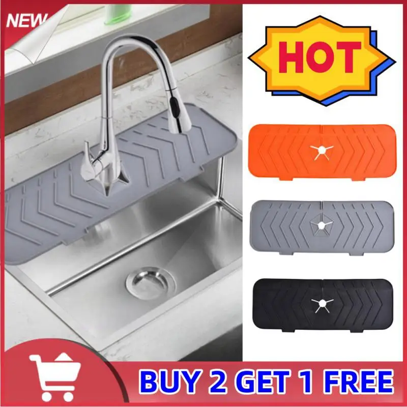 Kitchen Faucet Mat Silicone Absorbent Mat Sink Sponge Drain Rack Foldable Water Splash Catcher Mat Bathroom Countertop Protector 
Kitchen Faucet Mat Silicone Absorbent Mat Sink Sponge Drain Rack Foldable Water Splash Catcher Mat Bathroom Countertop Protector