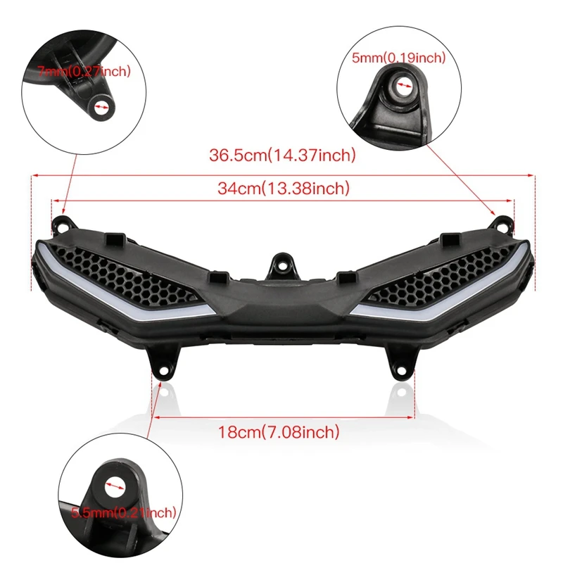 Motorcycle Dynamic Flowing LED Headlight Integrated Turn Signals Light Front Daytime Running Head Light Lamp For YAMAHA Y15ZR
Motorcycle Dynamic Flowing LED Headlight Integrated Turn Signals Light Front Daytime Running Head Light Lamp For YAMAHA Y15ZR