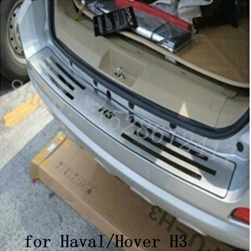 Car-covers for 2009-2012 Great Wall Haval/Hover H3 stainless steel car external Rear bumper Protector Sill Car styling
Car-covers for 2009-2012 Great Wall Haval/Hover H3 stainless steel car external Rear bumper Protector Sill Car styling