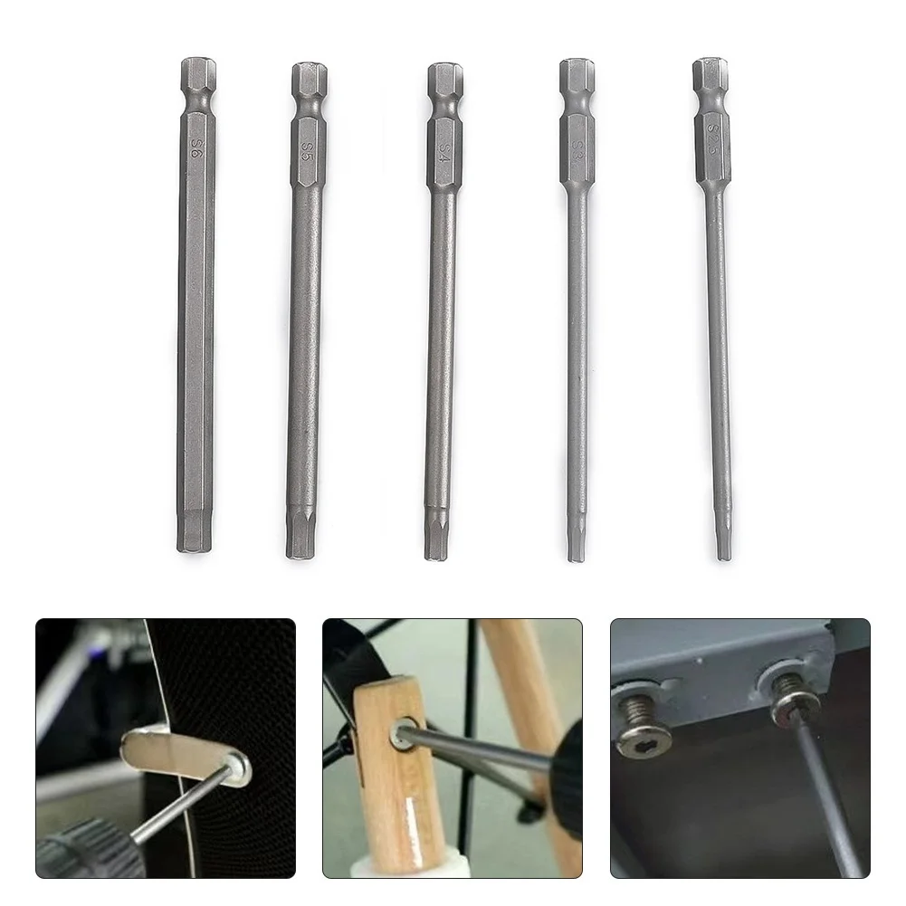 5pcs 1/4 Hex Shank Magnetic Head Screw Driver Screwdriver Bits 2.5/3/4/5/6mm Magnetic Bit Holders Drill Long Extension Bar Tools
5pcs 1/4 Hex Shank Magnetic Head Screw Driver Screwdriver Bits 2.5/3/4/5/6mm Magnetic Bit Holders Drill Long Extension Bar Tools