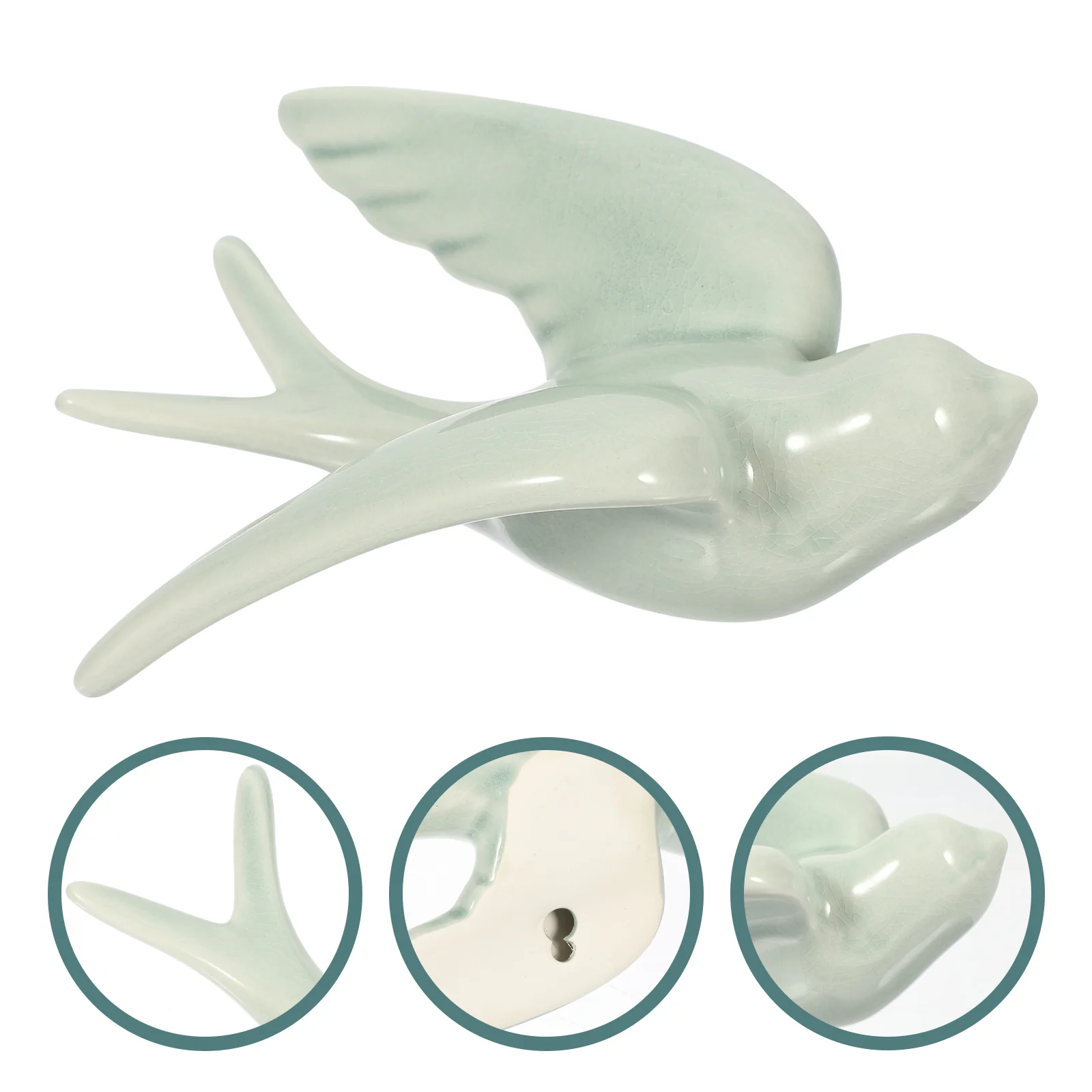 Wall Decor Ceramic Bird Sculpture Hangingswallow 3D Birds Garden Bedroom Sparrow Swallows Sculptures Animal Dove Statue
Wall Decor Ceramic Bird Sculpture Hangingswallow 3D Birds Garden Bedroom Sparrow Swallows Sculptures Animal Dove Statue