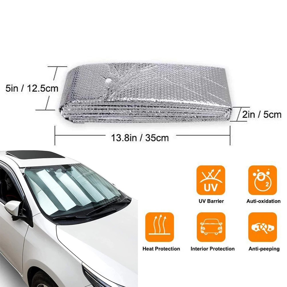 160*70cm Car Windshield Shade Foldable Sun UV Prodoction Windscreen Cover Aluminum Foil Car Windshield Sunshade
160*70cm Car Windshield Shade Foldable Sun UV Prodoction Windscreen Cover Aluminum Foil Car Windshield Sunshade