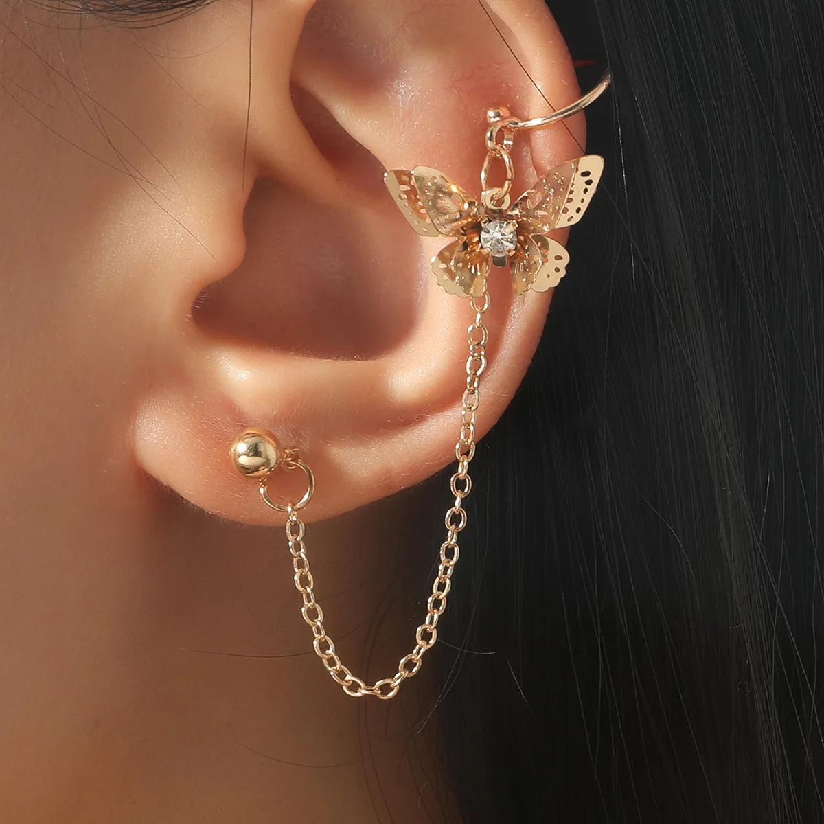 1pcs Butterfly Ear Clip Earrings Retro Long Tassel Earrings Elegant Temperament Hoop Earrings Korean Earrings 2022 Jewelry
1pcs Butterfly Ear Clip Earrings Retro Long Tassel Earrings Elegant Temperament Hoop Earrings Korean Earrings 2022 Jewelry