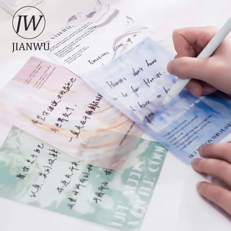 JIANWU 30 Pcs INS Wind Dual-Material Paper Memo Pads DIY Scrapbooking Journal Decoration Writable Message Note Paper Stationery
JIANWU 30 Pcs INS Wind Dual-Material Paper Memo Pads DIY Scrapbooking Journal Decoration Writable Message Note Paper Stationery