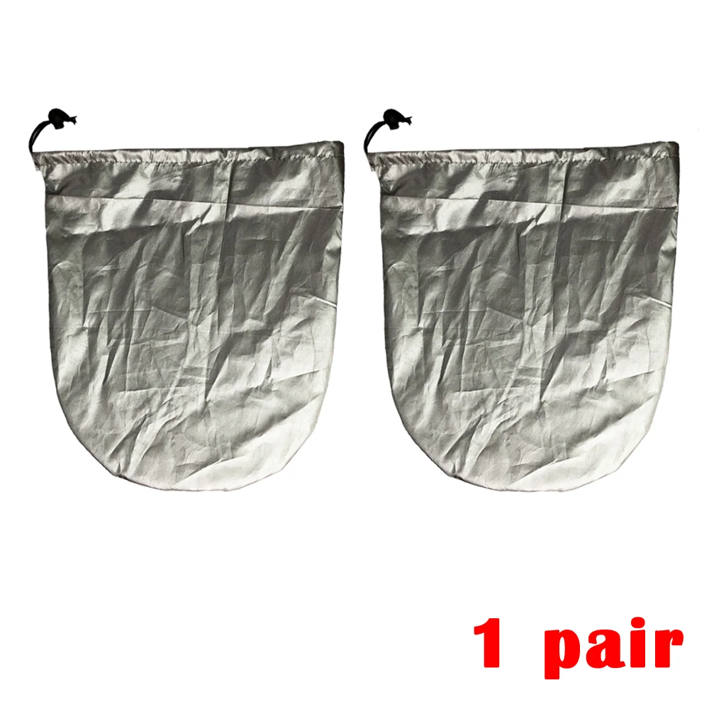 2Pcs Silver Car Side Mirror Snow Cover Auto Exterior Rear View Mirror Snow Ice Frost Protector Waterproof Adjustable 27 x 32cm
2Pcs Silver Car Side Mirror Snow Cover Auto Exterior Rear View Mirror Snow Ice Frost Protector Waterproof Adjustable 27 x 32cm