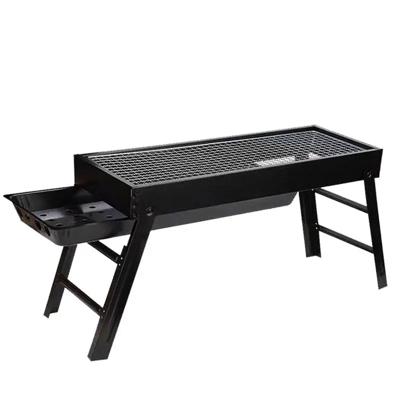 Outdoor BBQ Grills Stainless Steel Folding Portable Wood and Carbon Barbecue Charcoal Stove for Cooking Camping Hiking Picnics 
Outdoor BBQ Grills Stainless Steel Folding Portable Wood and Carbon Barbecue Charcoal Stove for Cooking Camping Hiking Picnics