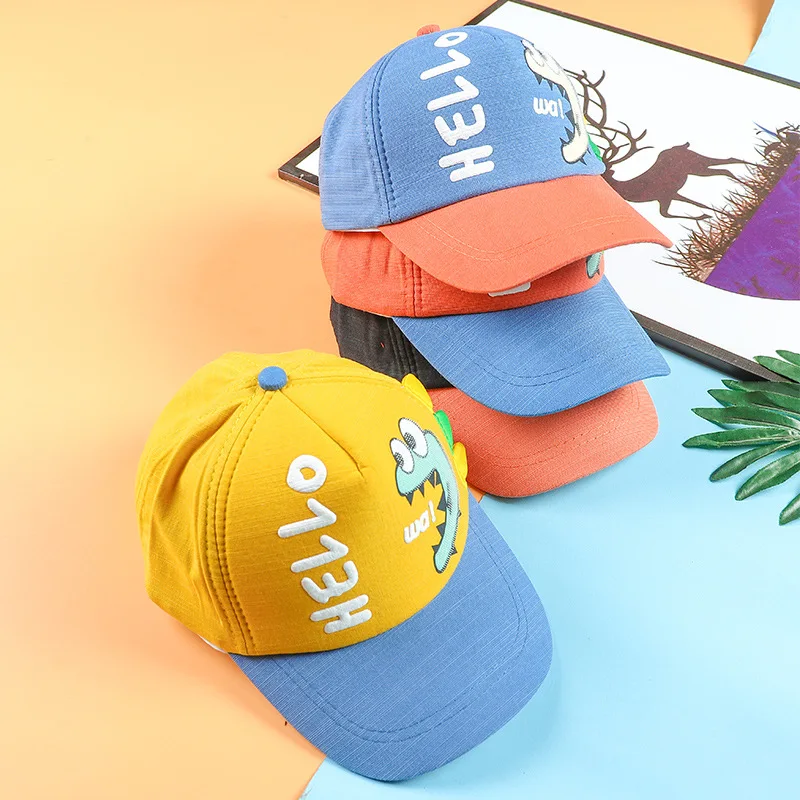 Baby Baseball Cap for Boy Girl Cartoon Dinosaur Children Adjustable Sun Visor Hat Spring Summer Infant Toddler Snapback Hat 1-4Y
Baby Baseball Cap for Boy Girl Cartoon Dinosaur Children Adjustable Sun Visor Hat Spring Summer Infant Toddler Snapback Hat 1-4Y