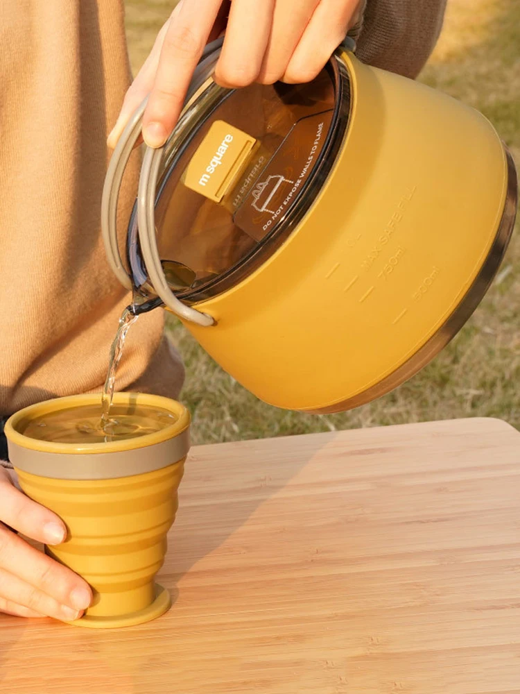 Silicone Folding Kettle Camping Outdoor Open Fire Heating Tea Coffee Cooking Food Pot Lightweight Camping Travel Tableware Tools
Silicone Folding Kettle Camping Outdoor Open Fire Heating Tea Coffee Cooking Food Pot Lightweight Camping Travel Tableware Tools
