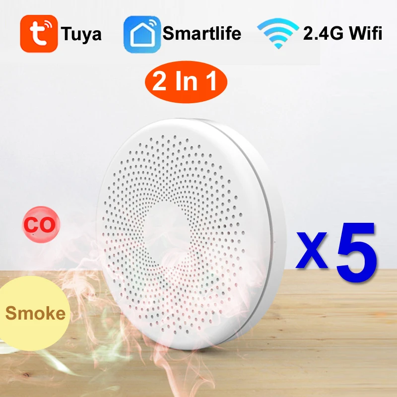 Tuya WiFi Carbon Monoxide Detecter CO Leak Sensor alarm Fire Security Detector Wireless Remote Control Home Security Protection
Tuya WiFi Carbon Monoxide Detecter CO Leak Sensor alarm Fire Security Detector Wireless Remote Control Home Security Protection