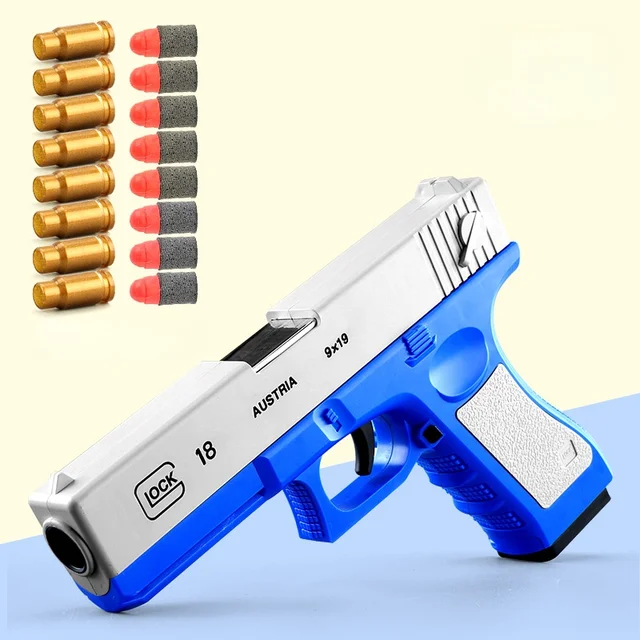 Игрушечный пистолет Shell ejetglock M1911, пистолет ручной пистолет EVA, мягкие дротики, пистолет для страйкбола для мальчиков, CS стрельба, пистолет дл...
Игрушечный пистолет Shell ejetglock M1911, пистолет ручной пистолет EVA, мягкие дротики, пистолет для страйкбола для мальчиков, CS стрельба, пистолет дл...