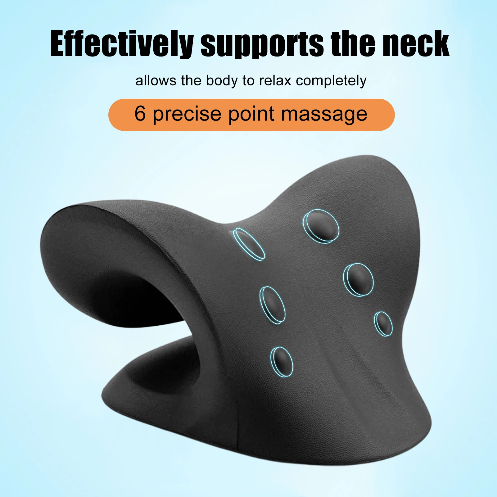 Home Pillow Cervical Traction Device Pillow Neck Relief Pillow With 6 Granules Posture Corrector For Massage Relief Muscle Relax
Home Pillow Cervical Traction Device Pillow Neck Relief Pillow With 6 Granules Posture Corrector For Massage Relief Muscle Relax