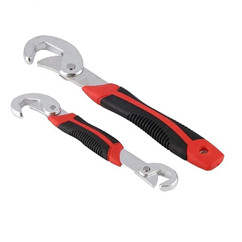 

QUK Wrench Set Universal keys 2pcs 9-32mm Multi-Function Adjustable Portable Torque Ratchet Oil Filter Spanner Hand Tools