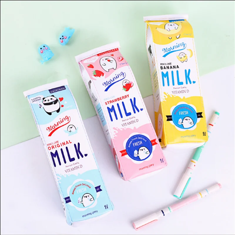 Cute School Case Korea School Pencil Case Milk Pencil Case Unusual Pencil Cases for Girls Boys School Supplies
Cute School Case Korea School Pencil Case Milk Pencil Case Unusual Pencil Cases for Girls Boys School Supplies
