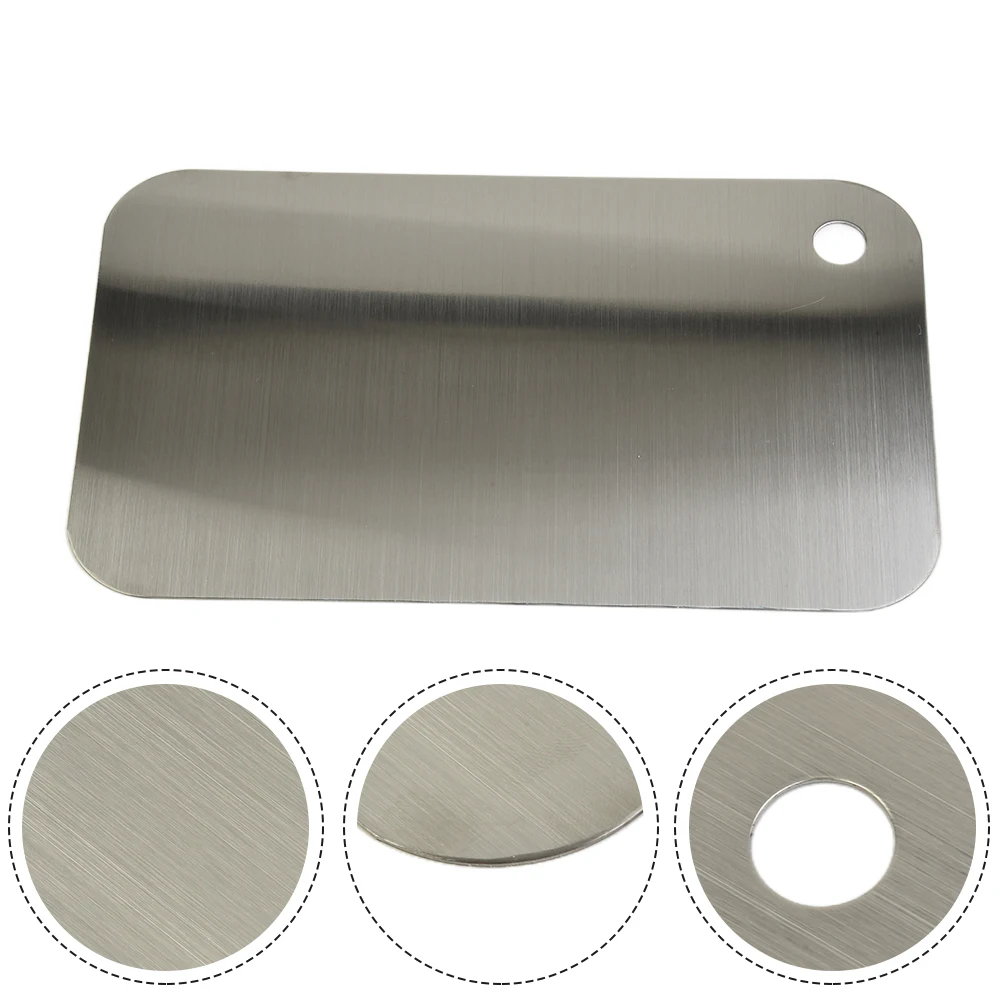 Stainless Steel Heavy Duty Cutting Board Wheat Straw Vegetable Meat Chopping Board Hanging Hole Foods Classification Board
Stainless Steel Heavy Duty Cutting Board Wheat Straw Vegetable Meat Chopping Board Hanging Hole Foods Classification Board