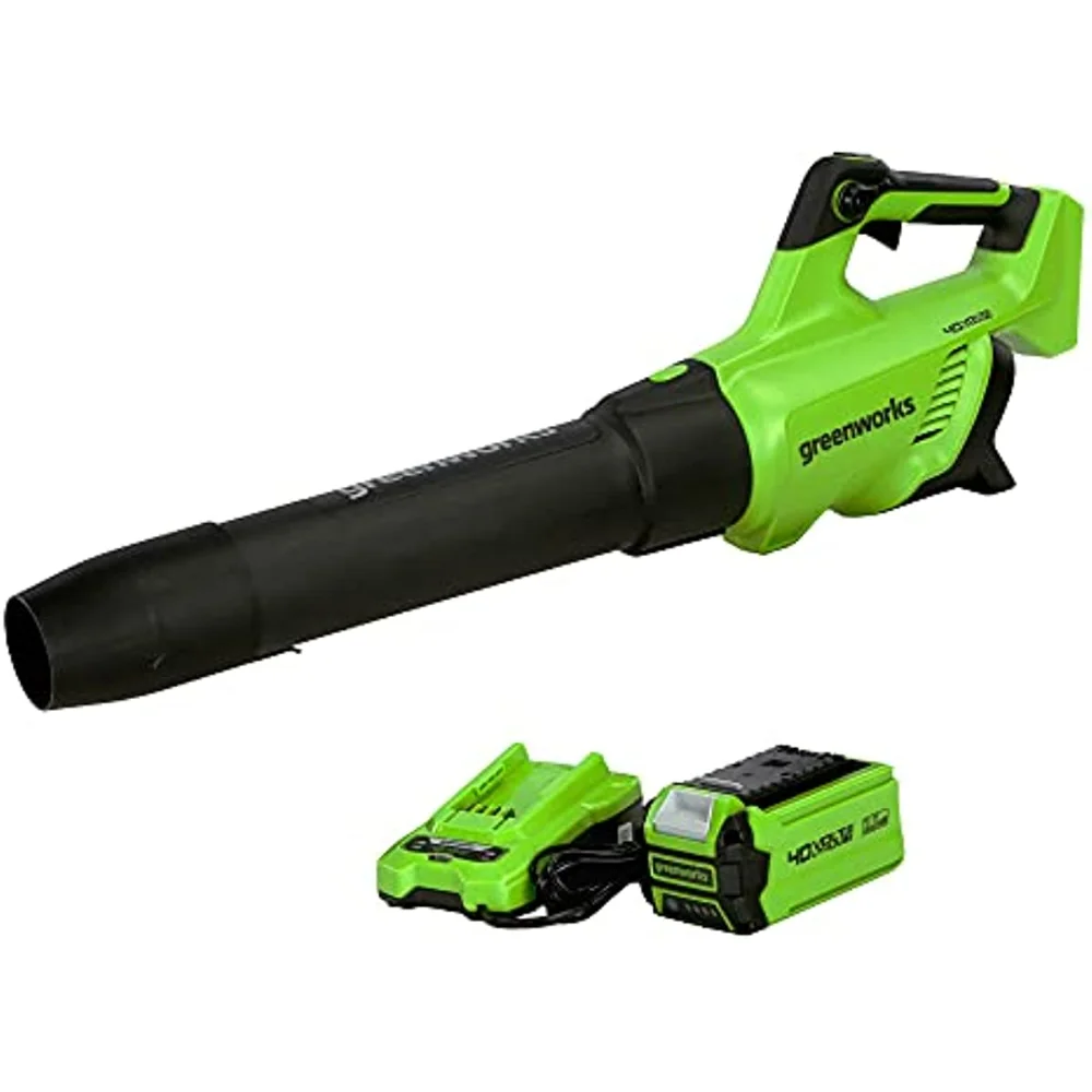 

Greenworks 40V (120 MPH / 500 CFM) Cordless Axial Blower, 2.5Ah USB Battery (USB Hub) and Charger Included