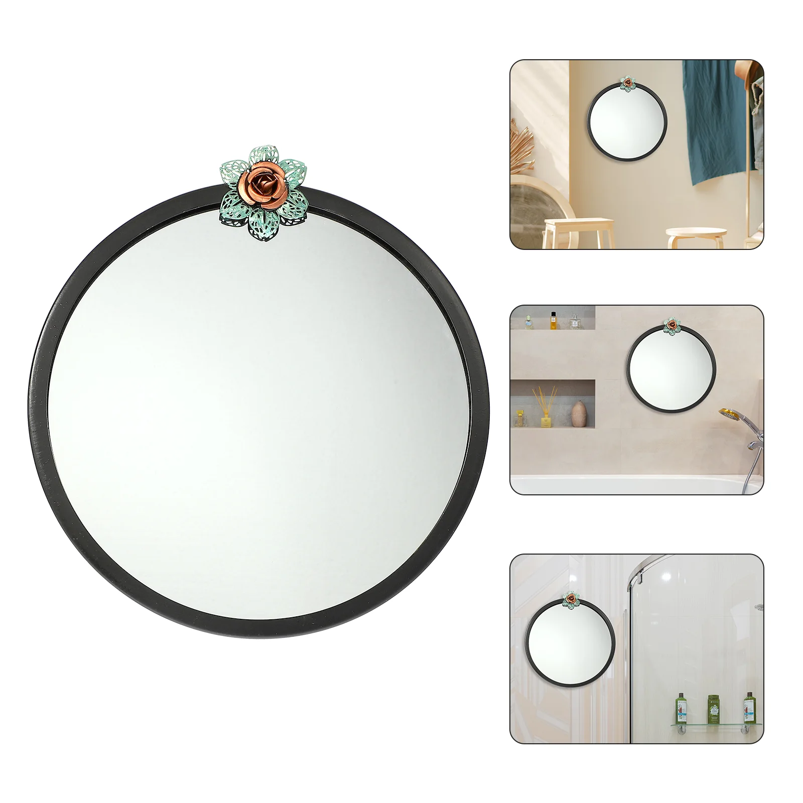 Mirror Wall Hanging Round Makeup Decorative Vanity Rustic Bathroom Decor Mounted Entryway Bedroom Vintage Metal Home Mirrors
Mirror Wall Hanging Round Makeup Decorative Vanity Rustic Bathroom Decor Mounted Entryway Bedroom Vintage Metal Home Mirrors