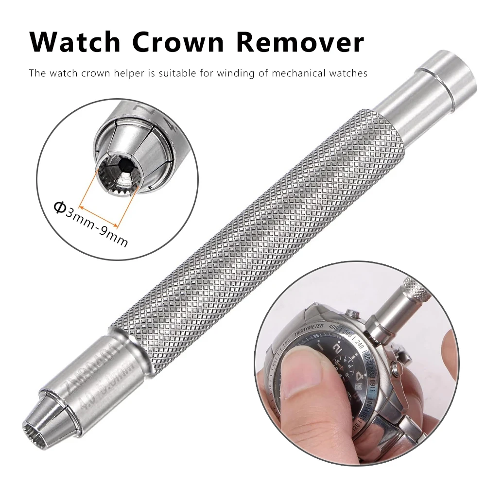 Watch Crown Winder Tools For Crown replacement Remover 3mm-7mm Watch Manual Mechanical Winding Watchmaker Repair Removal Tool
Watch Crown Winder Tools For Crown replacement Remover 3mm-7mm Watch Manual Mechanical Winding Watchmaker Repair Removal Tool