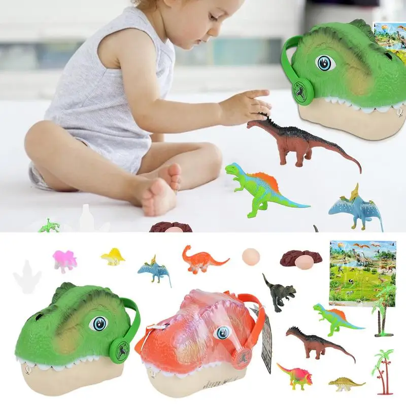 Dinosaur Head Bag Set Sling Bag Animal Toys Set Toy Storage Bag Fun And Realistic Animal Toy Kids 3D Toy Storage Bag For
Dinosaur Head Bag Set Sling Bag Animal Toys Set Toy Storage Bag Fun And Realistic Animal Toy Kids 3D Toy Storage Bag For