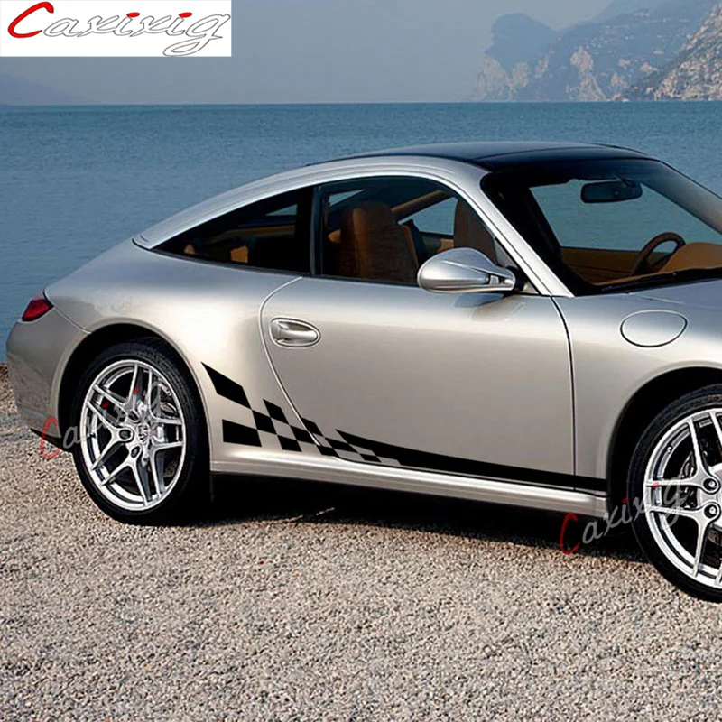 Racing Flag Graphics Sticker Car Door Side Skirt Vinyl Decals For Porsche 911 997 Exterior Accessories Sport Stripes Sticker
Racing Flag Graphics Sticker Car Door Side Skirt Vinyl Decals For Porsche 911 997 Exterior Accessories Sport Stripes Sticker
