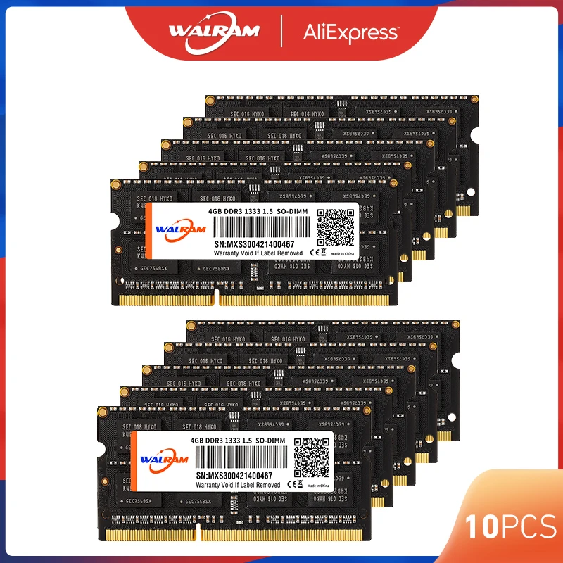 ОЗУ WAL RAM ddr4 ddr3 10 шт. для ноутбука 4 ГБ 8 ГБ 1333 МГц 1600 МГц 1866 МГц ddr3 1,5 в 204pin ddr4 1,2 в 260pin для Intel и AMD
ОЗУ WAL RAM ddr4 ddr3 10 шт. для ноутбука 4 ГБ 8 ГБ 1333 МГц 1600 МГц 1866 МГц ddr3 1,5 в 204pin ddr4 1,2 в 260pin для Intel и AMD