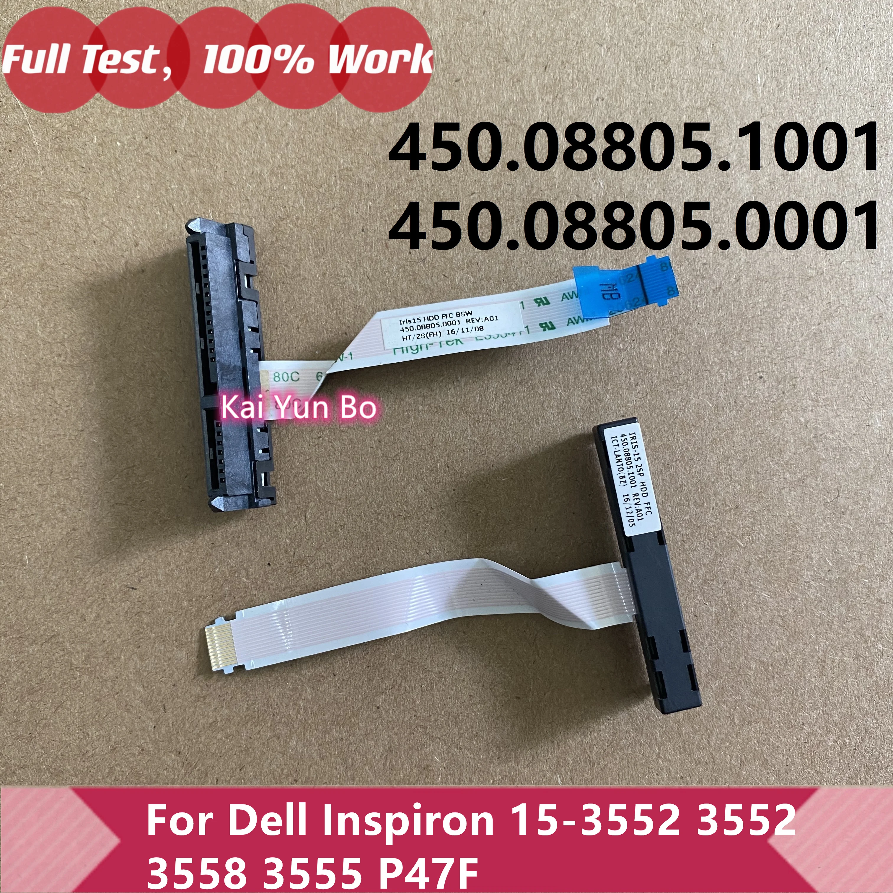 Оригинальный Dell Inspiron 15 3552 3558 3555 P47F Ноутбук SATA HDD Жесткий диск Caddy 450.08805.1001 450.08805.0001 450.08805.2001
Оригинальный Dell Inspiron 15 3552 3558 3555 P47F Ноутбук SATA HDD Жесткий диск Caddy 450.08805.1001 450.08805.0001 450.08805.2001
