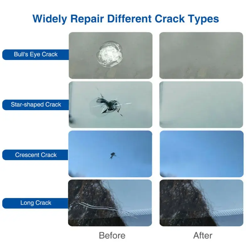 5PCS Cracked Glass Repair Kit Windshield Nano Repair Liquid DIY Car Window Phone Screen Repair Utensil Scratch Crack Restore
5PCS Cracked Glass Repair Kit Windshield Nano Repair Liquid DIY Car Window Phone Screen Repair Utensil Scratch Crack Restore