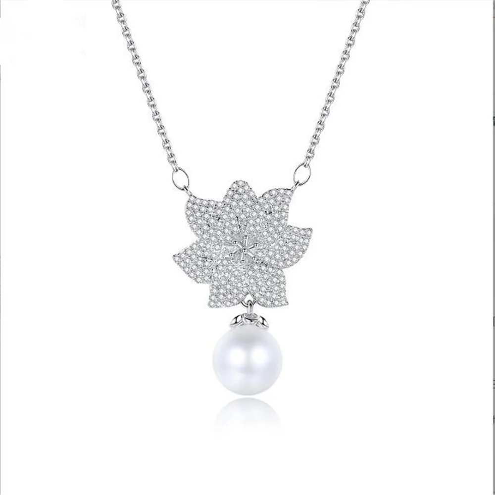 Grier Camellia Flower Necklace for Women Temperament Jewelry Shiny AAA Zircon Pearl Necklaces Wedding Friend Gift Free Shipping
Grier Camellia Flower Necklace for Women Temperament Jewelry Shiny AAA Zircon Pearl Necklaces Wedding Friend Gift Free Shipping