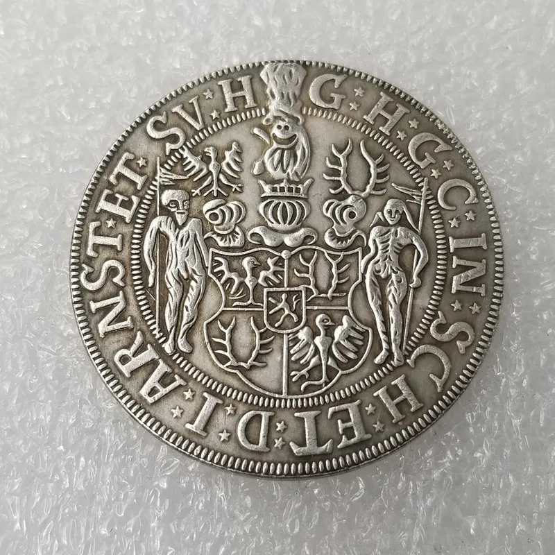 Немецкая игра Золотая Серебряная фотомонета украшение для дома Волшебная монета удачи монеты рождественские подарки #237
Немецкая игра Золотая Серебряная фотомонета украшение для дома Волшебная монета удачи монеты рождественские подарки #237