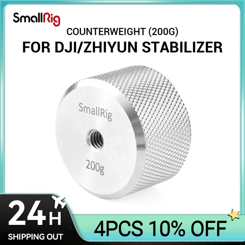 SmallRig DSLR Camera Removable Counterweight (200g) Balancing Moment for DJI RS 2/ RSC 2 / RS 3/ RS 3 Pro Gimbal Stabilizer 2285
SmallRig DSLR Camera Removable Counterweight (200g) Balancing Moment for DJI RS 2/ RSC 2 / RS 3/ RS 3 Pro Gimbal Stabilizer 2285