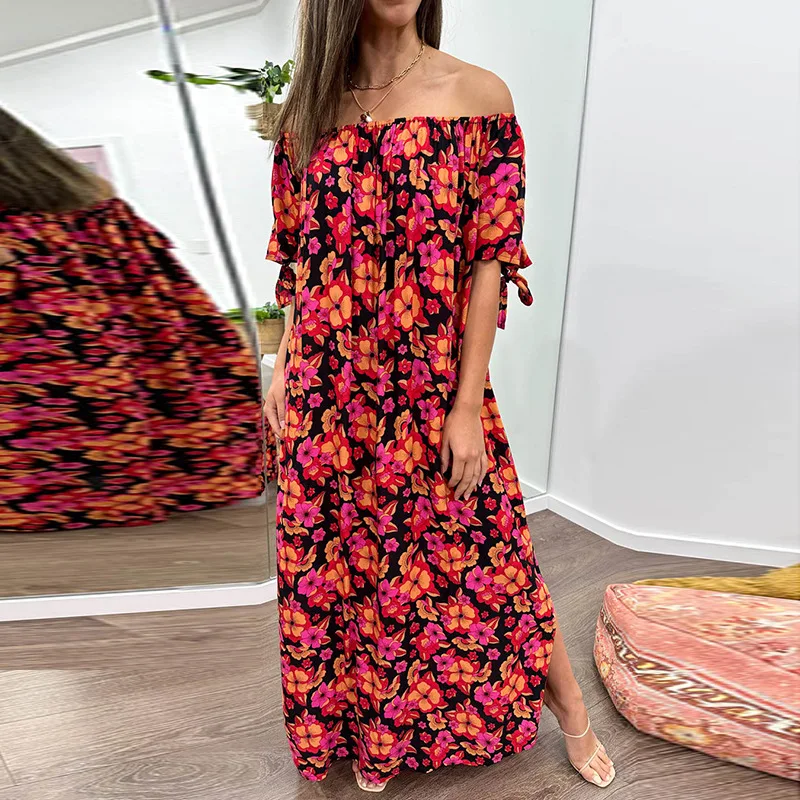 Летнее повседневное пляжное платье для отпуска, женские модные свободные длинные платья без бретелек с цветочным принтом, сексуальные прям...
Летнее повседневное пляжное платье для отпуска, женские модные свободные длинные платья без бретелек с цветочным принтом, сексуальные прям...