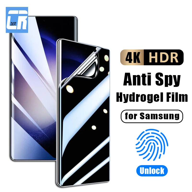 Anti Spy Hydrogel Film For Samsung Galaxy S23 S22 S21 S20 FE S10 Note 20 Ultra 10 Plus Z Flip Fold 4 3 Privacy Screen Protectors
Anti Spy Hydrogel Film For Samsung Galaxy S23 S22 S21 S20 FE S10 Note 20 Ultra 10 Plus Z Flip Fold 4 3 Privacy Screen Protectors