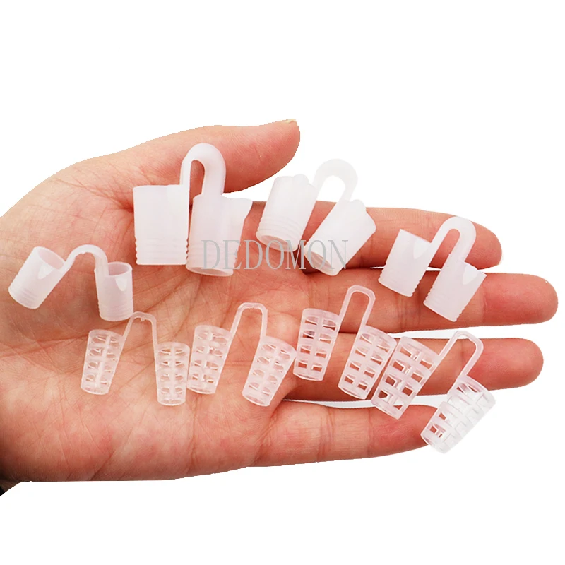 8Pcs/Box Anti Snoring Breathe Easy Sleep Nose Clip Snore Stopper Aid Nasal Dilators Device Congestion Aid No Strips Cones
8Pcs/Box Anti Snoring Breathe Easy Sleep Nose Clip Snore Stopper Aid Nasal Dilators Device Congestion Aid No Strips Cones