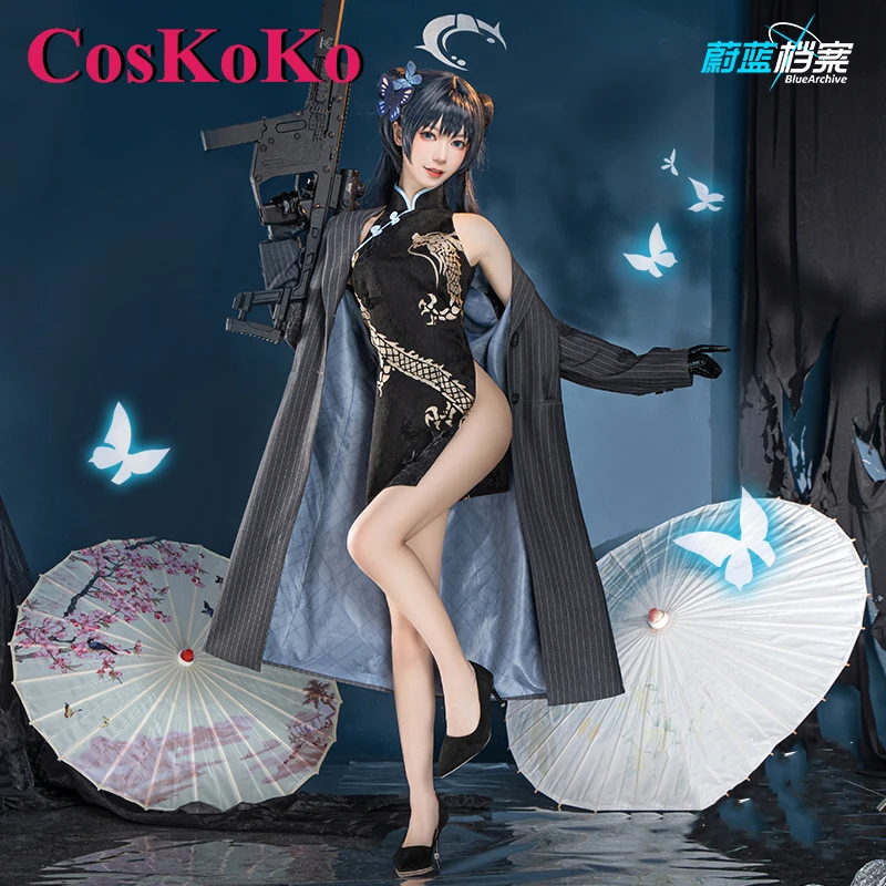 CosKoKo Kisaki Косплей Аниме игры Синий архив костюм модный Великолепный китайский стиль Чонсам женский стиль
CosKoKo Kisaki Косплей Аниме игры Синий архив костюм модный Великолепный китайский стиль Чонсам женский стиль