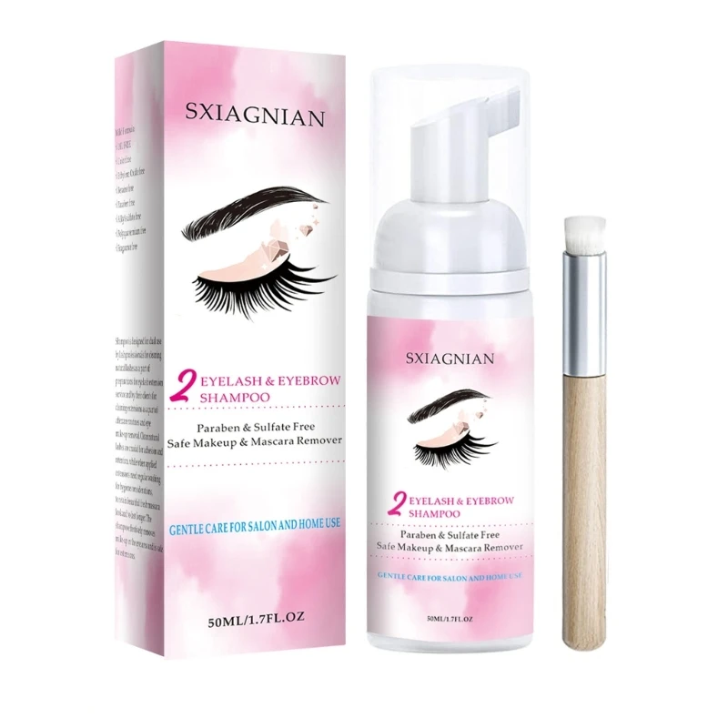 2 in 1 Eyelash Extension Cleanser Eyelid Foaming Cleanser Lash Foam Shampoo for Extensions,Safe for Natural Eyelashes
2 in 1 Eyelash Extension Cleanser Eyelid Foaming Cleanser Lash Foam Shampoo for Extensions,Safe for Natural Eyelashes