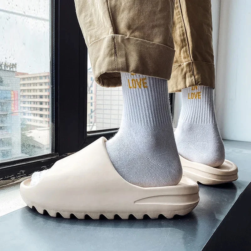Men Women Summer Beach Slippers Luxury Brand Fashion Outdoor Indoor Eva Soft Flip Flops Male Thick Serrated Sole Anti-slip Shoes
Men Women Summer Beach Slippers Luxury Brand Fashion Outdoor Indoor Eva Soft Flip Flops Male Thick Serrated Sole Anti-slip Shoes