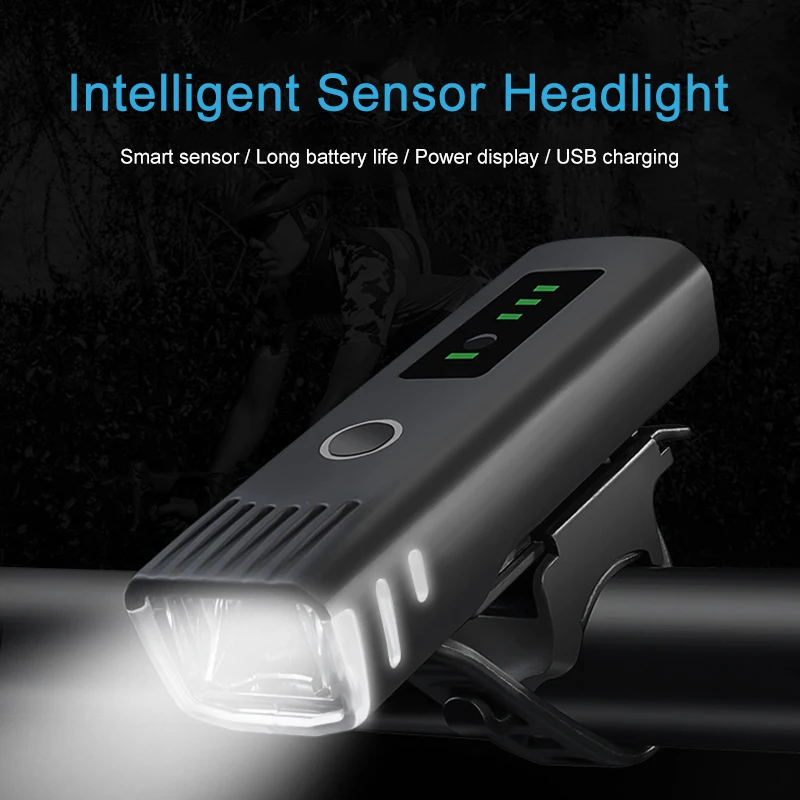 Smart Sensor Bicycle Front Light USB Rechargeable LED Headlight Outdoor Waterproof Lighting Bike FlashLight Cycling Accessories
Smart Sensor Bicycle Front Light USB Rechargeable LED Headlight Outdoor Waterproof Lighting Bike FlashLight Cycling Accessories