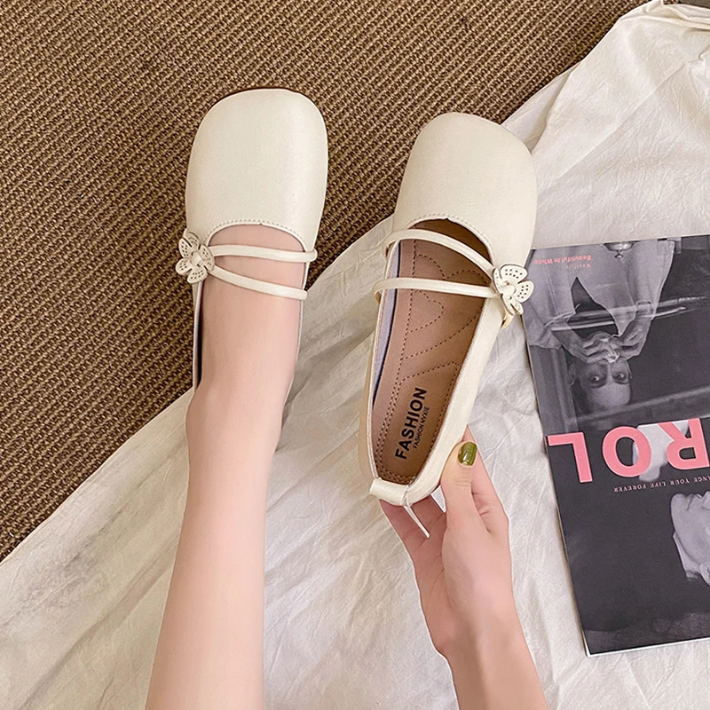 Женские туфли на плоской подошве, Элегантные повседневные Мягкие кроссовки с круглым носком и бантом, осеннее платье с бабочкой, удобная Осенняя обувь из искусственной кожи 
Женские туфли на плоской подошве, Элегантные повседневные Мягкие кроссовки с круглым носком и бантом, осеннее платье с бабочкой, удобная Осенняя обувь из искусственной кожи