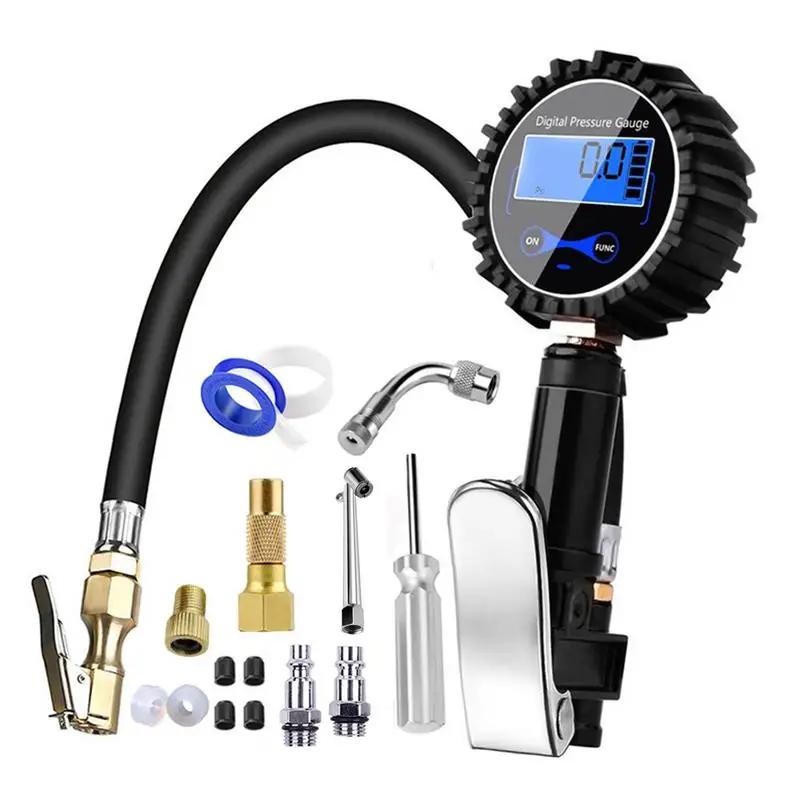 1Set Car Tire Inflator High-precision Digital Inflation Tool With Digital Pressure Gauge 200 PSI Air Chuck & Hose Type
1Set Car Tire Inflator High-precision Digital Inflation Tool With Digital Pressure Gauge 200 PSI Air Chuck & Hose Type