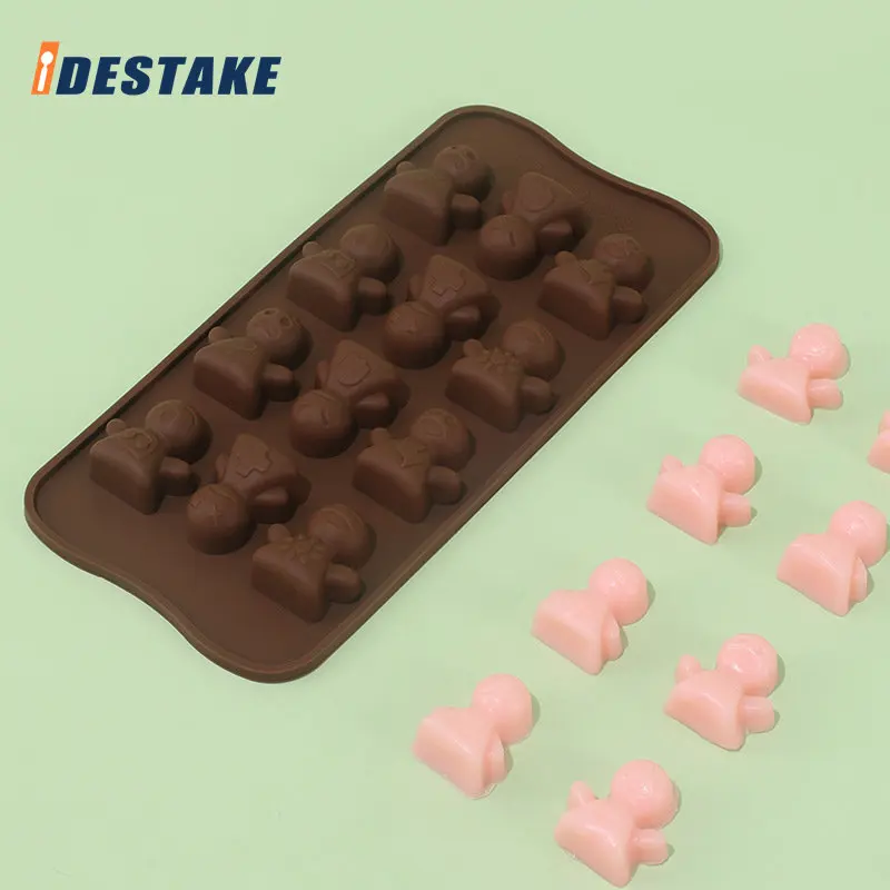 12 Holes Chocolate Mould Cartoon Multi Styles Man Ice Tray Pudding Biscuit DIY Baking Mold Silicone Cake Tool Kitchen Bakeware
12 Holes Chocolate Mould Cartoon Multi Styles Man Ice Tray Pudding Biscuit DIY Baking Mold Silicone Cake Tool Kitchen Bakeware