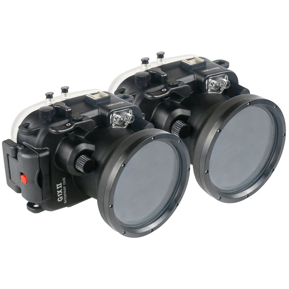 Underwater 40m Photography for Canon G1 X Mark II III Camera Waterproof Housing Case Professional Photographic Camera Accessorie
Underwater 40m Photography for Canon G1 X Mark II III Camera Waterproof Housing Case Professional Photographic Camera Accessorie