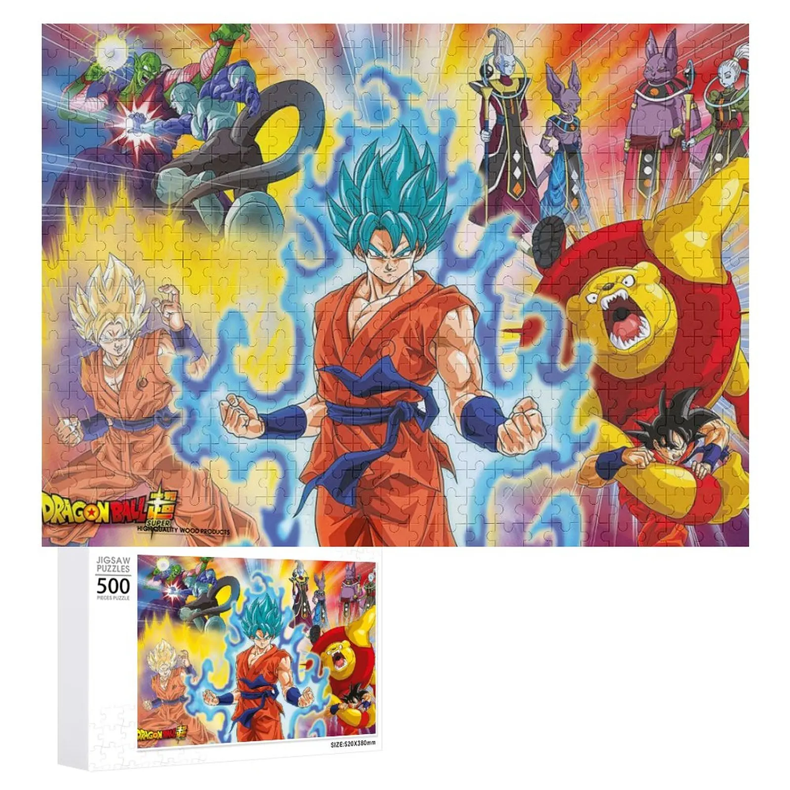 300/500/1000 pieces of Dragon ball figure puzzle Bandai Dragon Ball super puzzle adult collection hobby
300/500/1000 pieces of Dragon ball figure puzzle Bandai Dragon Ball super puzzle adult collection hobby