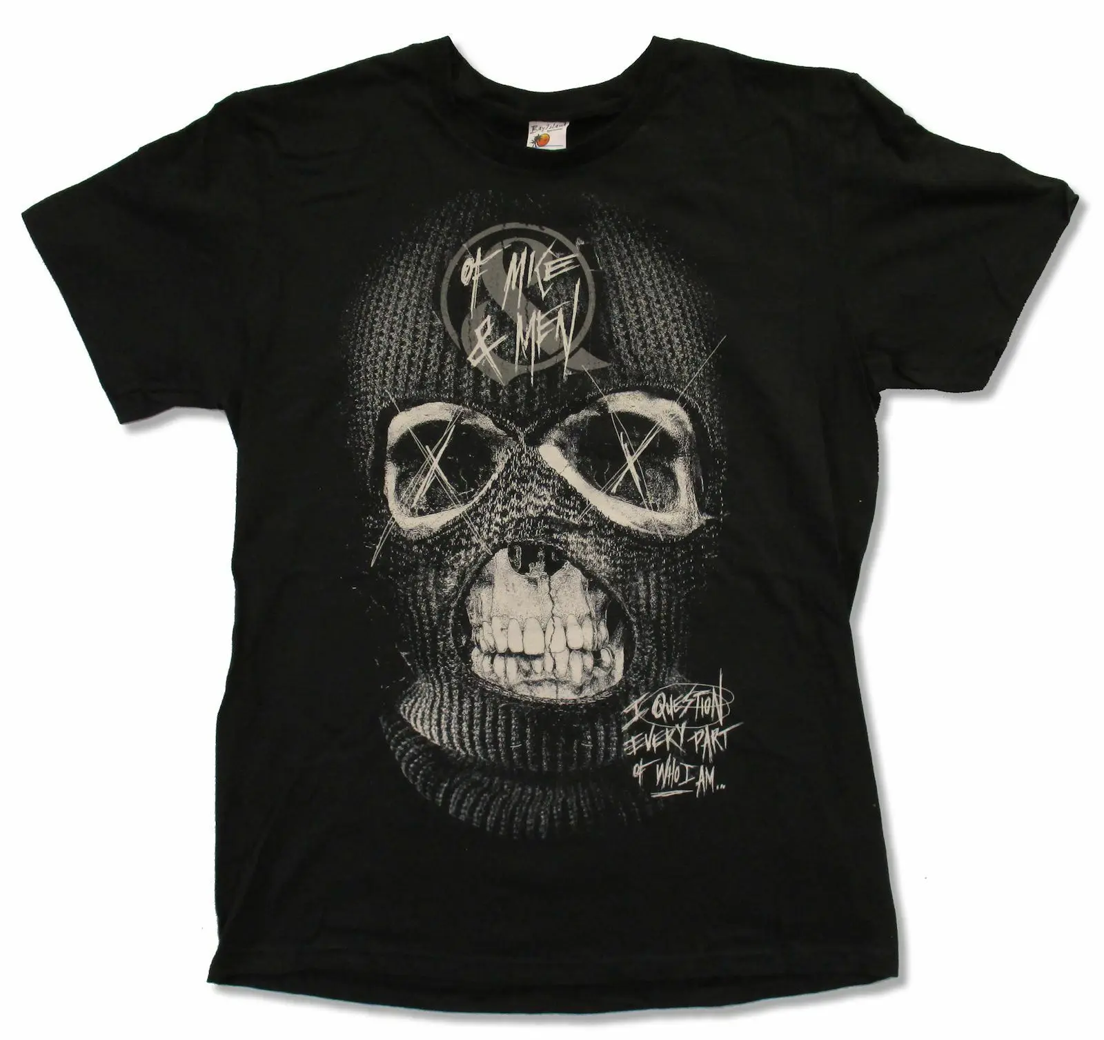 Of Mice & Men Ski Mask Black T Shirt New 
Of Mice & Men Ski Mask Black T Shirt New